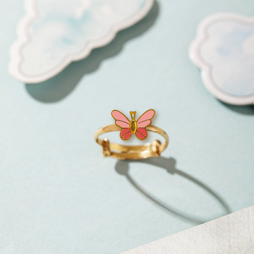 Butterfly kids adjustable ring